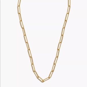Madewell Paperclip Paper Clip Necklace
